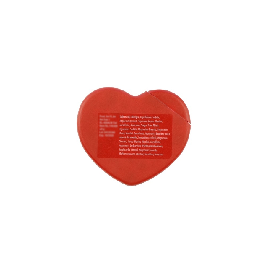 Miętówki serce V5180-05 czerwony