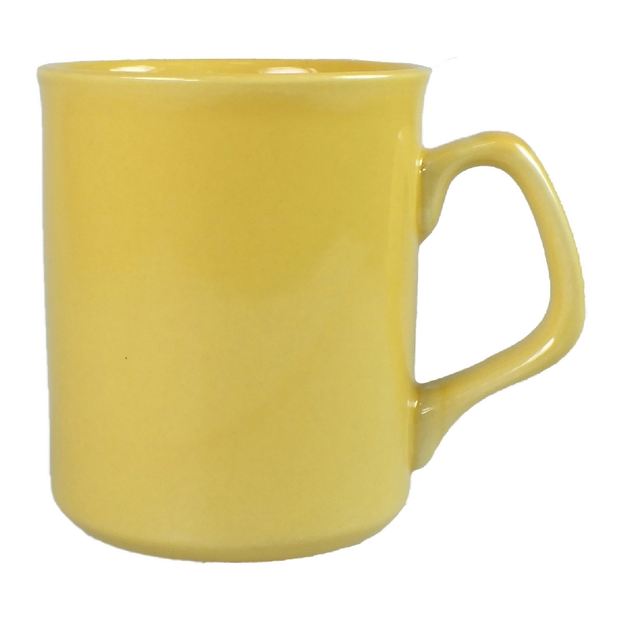 Kubek ceramiczny 250 ml V5563-08 żółty