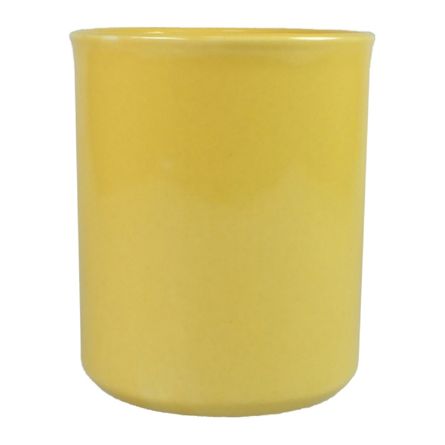 Kubek ceramiczny 250 ml V5563-08 żółty