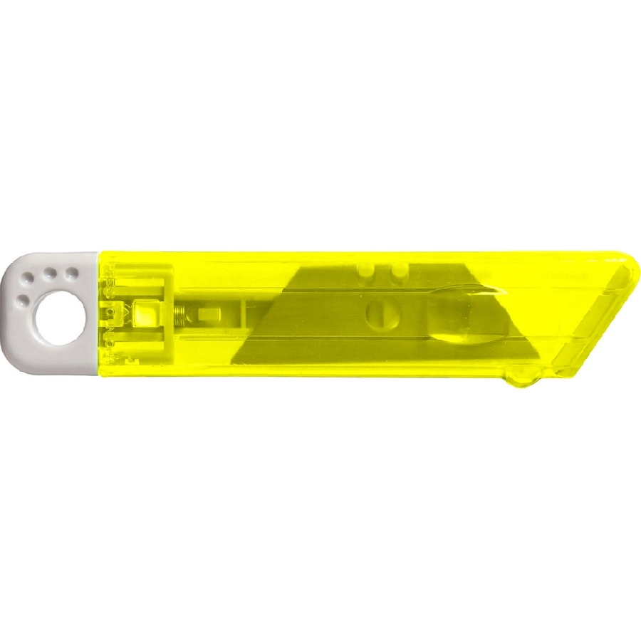 Nóż do tapet z mechanizmem zabezpieczającym V5633-08 żółty