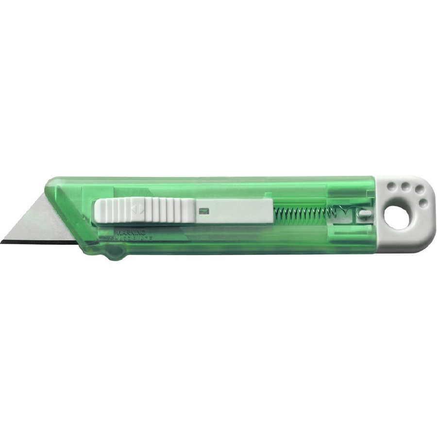 Nóż do tapet z mechanizmem zabezpieczającym V5633-10 zielony