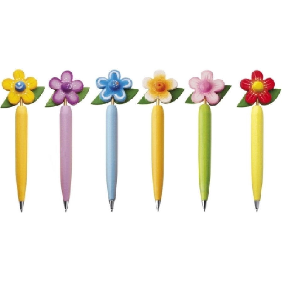 Długopis kwiatek V6134-00 neutralny
