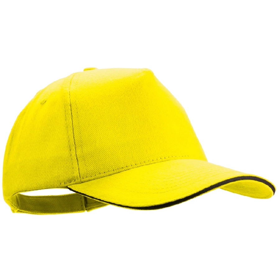 Czapka z daszkiem V7137-08 żółty