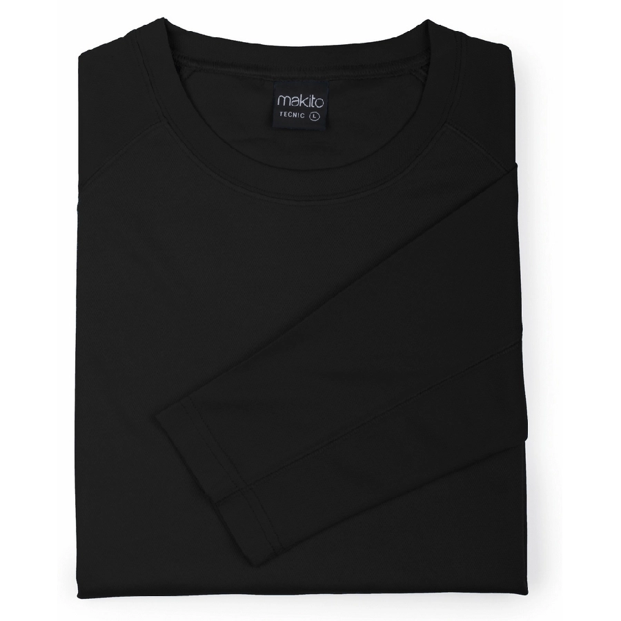 Koszulka z długimi rękawami V7140-03S czarny