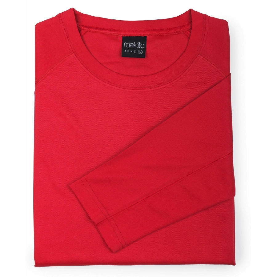 Koszulka z długimi rękawami V7140-05S czerwony
