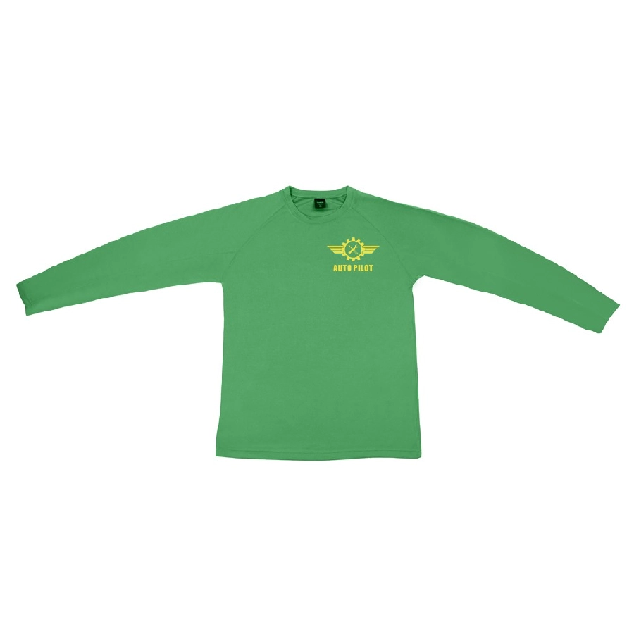Koszulka z długimi rękawami V7140-06XL zielony