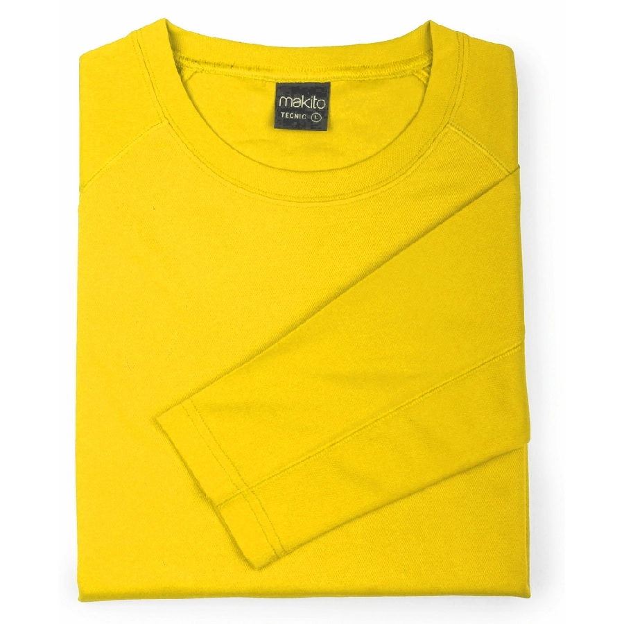 Koszulka z długimi rękawami V7140-08XXL żółty