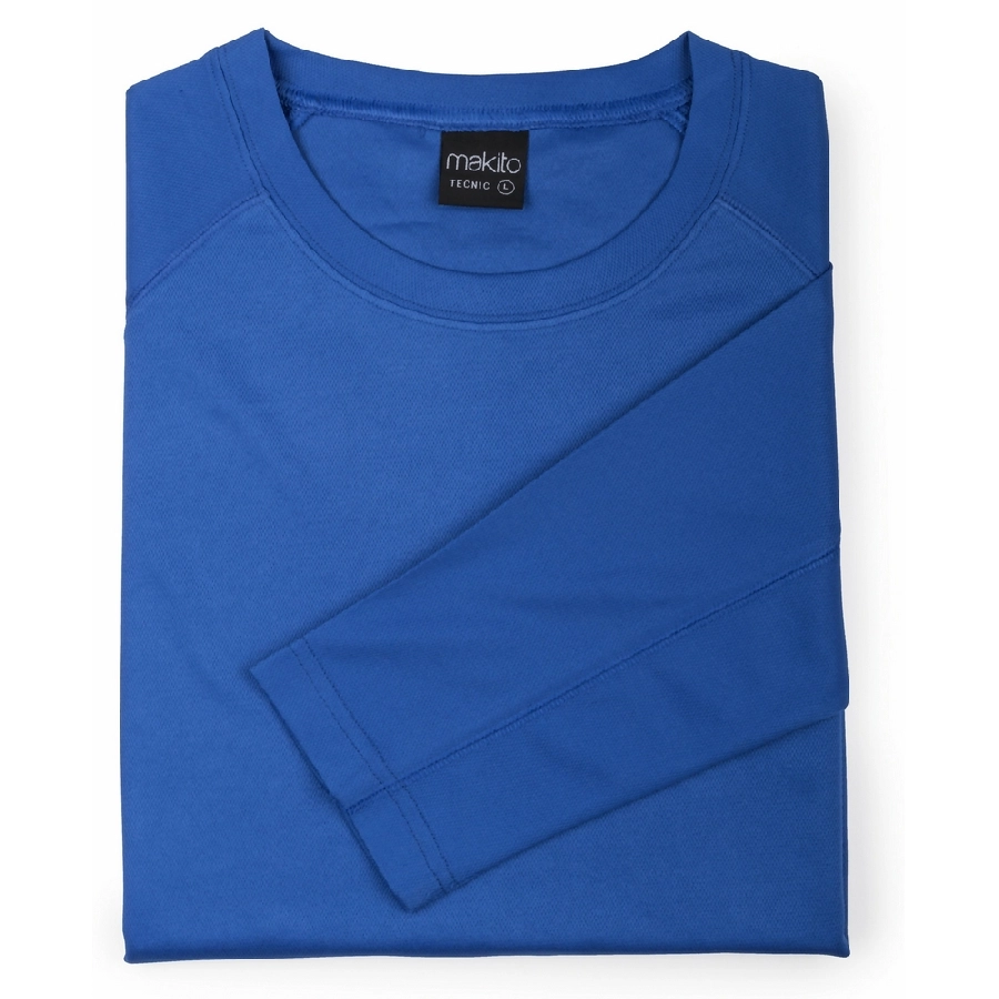 Koszulka z długimi rękawami V7140-11XL niebieski