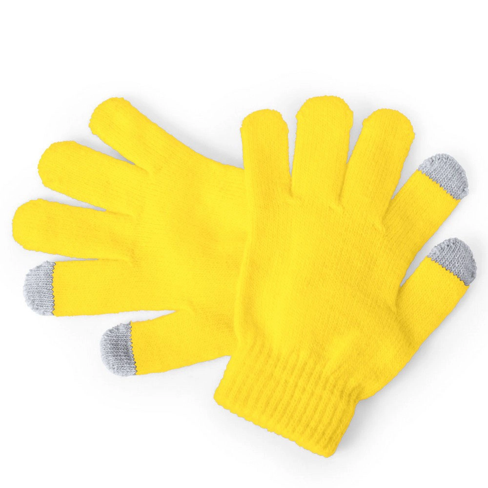 Rękawiczki, rozmiar dziecięcy V7155-08 żółty