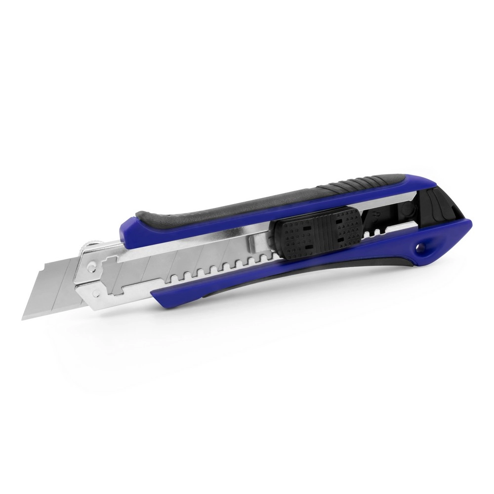 Nóż do tapet z mechanizmem zabezpieczającym, zapasowe ostrza w komplecie | Sutton V7237-04