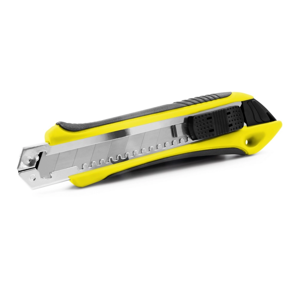 Nóż do tapet z mechanizmem zabezpieczającym, zapasowe ostrza w komplecie | Sutton V7237-08