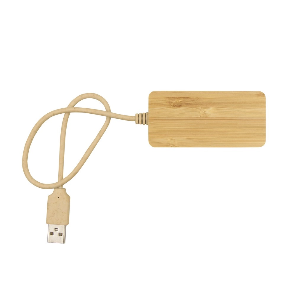 Bambusowy hub USB i USB typu C B'RIGHT | Kenzie V7283-17