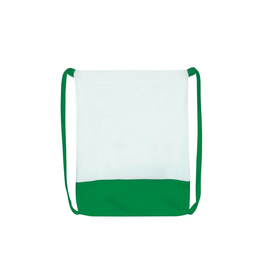 Bawełniany worek z szerokimi paskami | Tess V7325-06 zielony