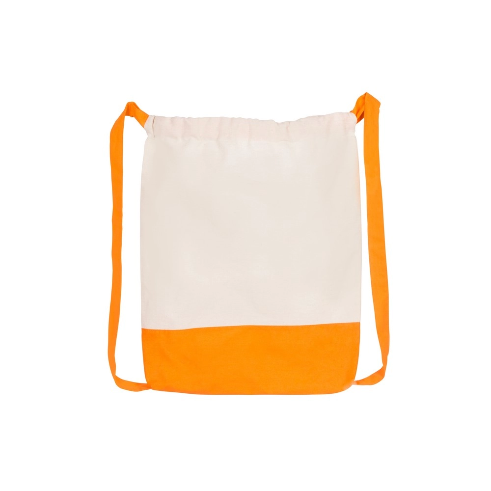 Bawełniany worek z szerokimi paskami | Tess V7325-07 pomarańczowy