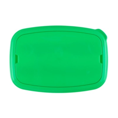 Torba termoizolacyjna, pudełko śniadaniowe 1 l, sztućce V7356-06 zielony