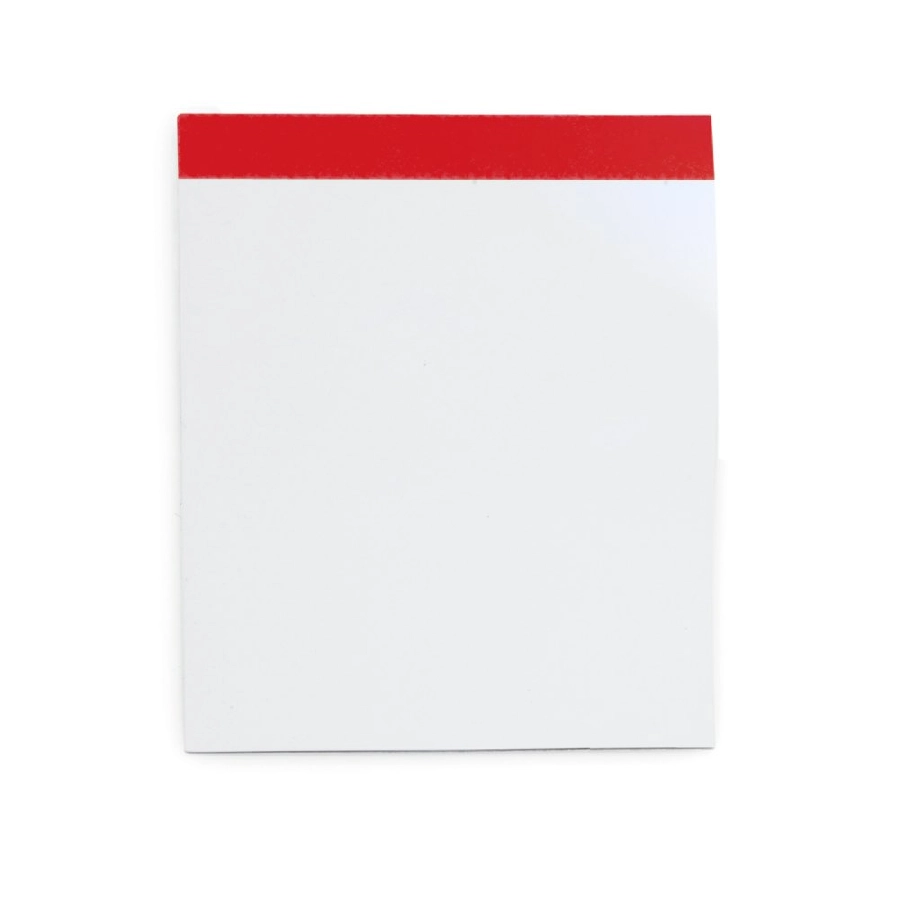 Tablica do pisania z magnesem na lodówkę, pisak, gumka V7560-05 czerwony