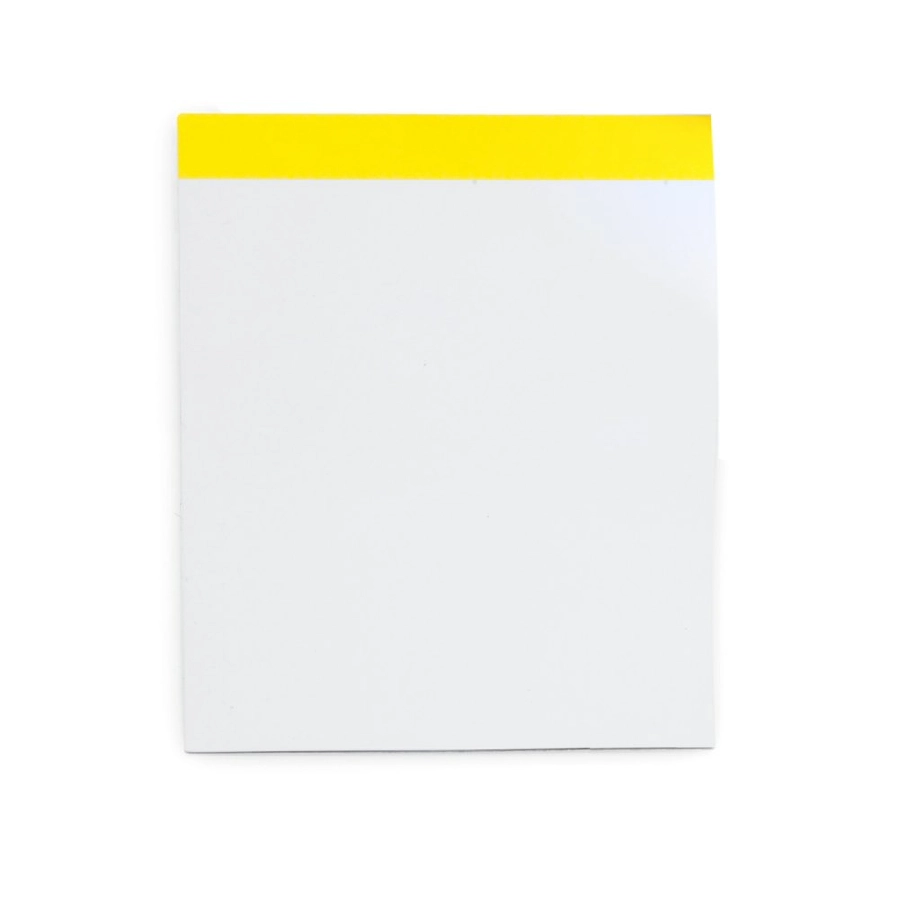 Tablica do pisania z magnesem na lodówkę, pisak, gumka V7560-08 żółty