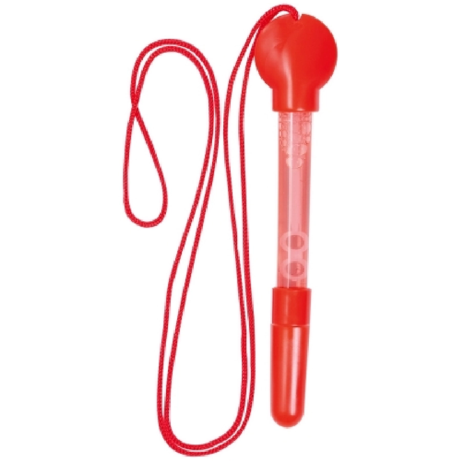 Długopis, urządzenie do robienia baniek mydlanych V7633-05 czerwony