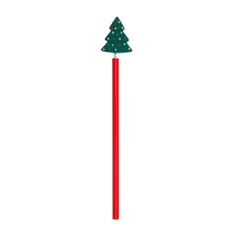 Ołówek, świąteczny wzór V7677-06 zielony