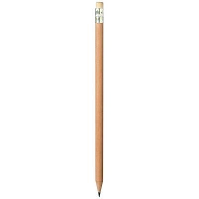 Drewniany ołówek z gumką V7682-00-A neutralny