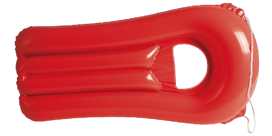 Dmuchany materac plażowy V7693-05 czerwony