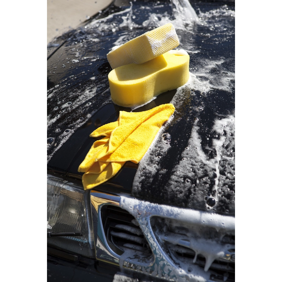 Zestaw do mycia samochodu V7738-08 żółty