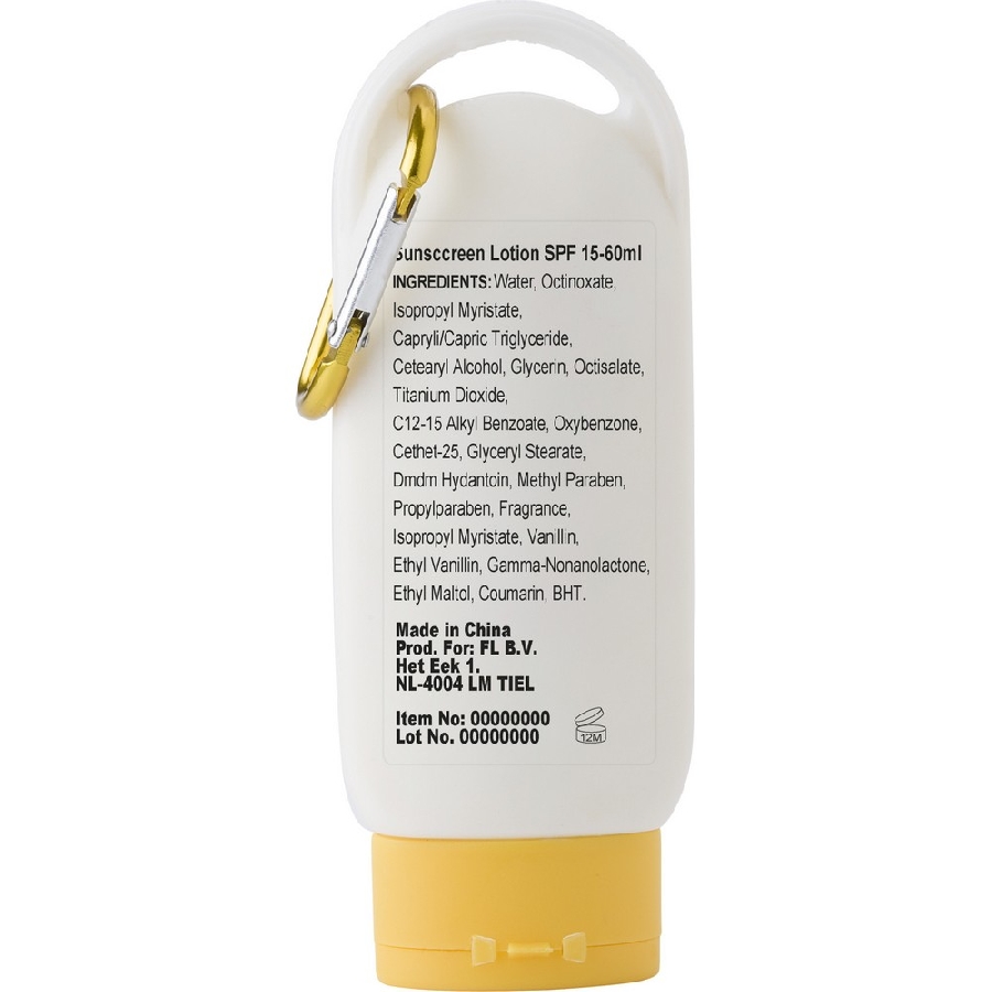 Balsam do ochrony przeciwsłonecznej SPF 30 V7812-08 żółty