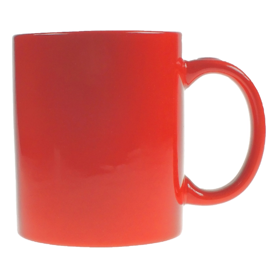 Kubek ceramiczny 370 ml V8507-05 czerwony