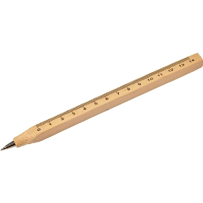 Długopis stolarski, linijka V8782-17 drewno