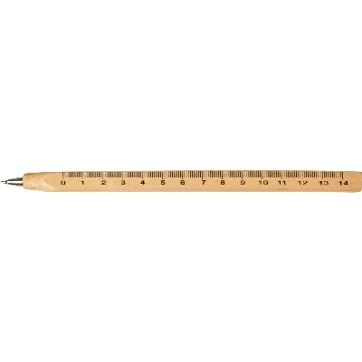 Długopis stolarski, linijka V8782-17 drewno