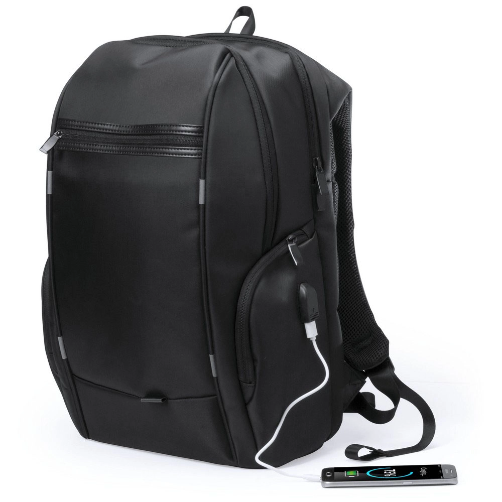 Nieprzemakalny plecak na laptopa 15 V8946-03 czarny