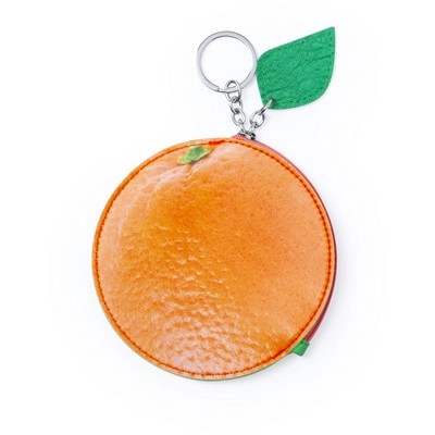 Brelok do kluczy, portmonetka owoc V8986-07 pomarańczowy