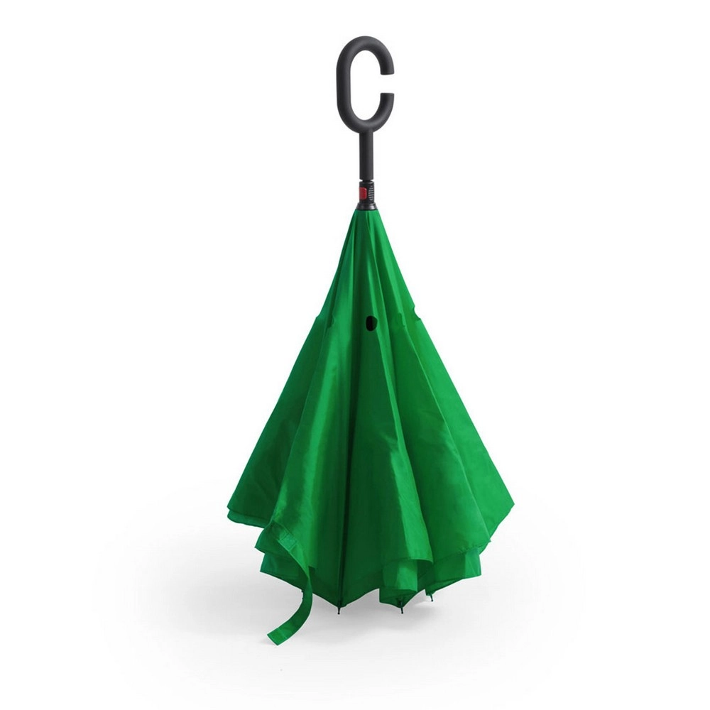 Odwracalny parasol manualny V8987-06 zielony