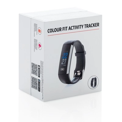 Monitor aktywności, bezprzewodowy zegarek wielofunkcyjny Colour Fit V9117-03