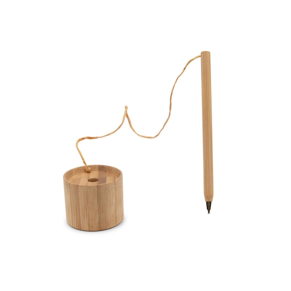Bambusowy długopis ze stojakiem B'RIGHT | Lavina V9344-17