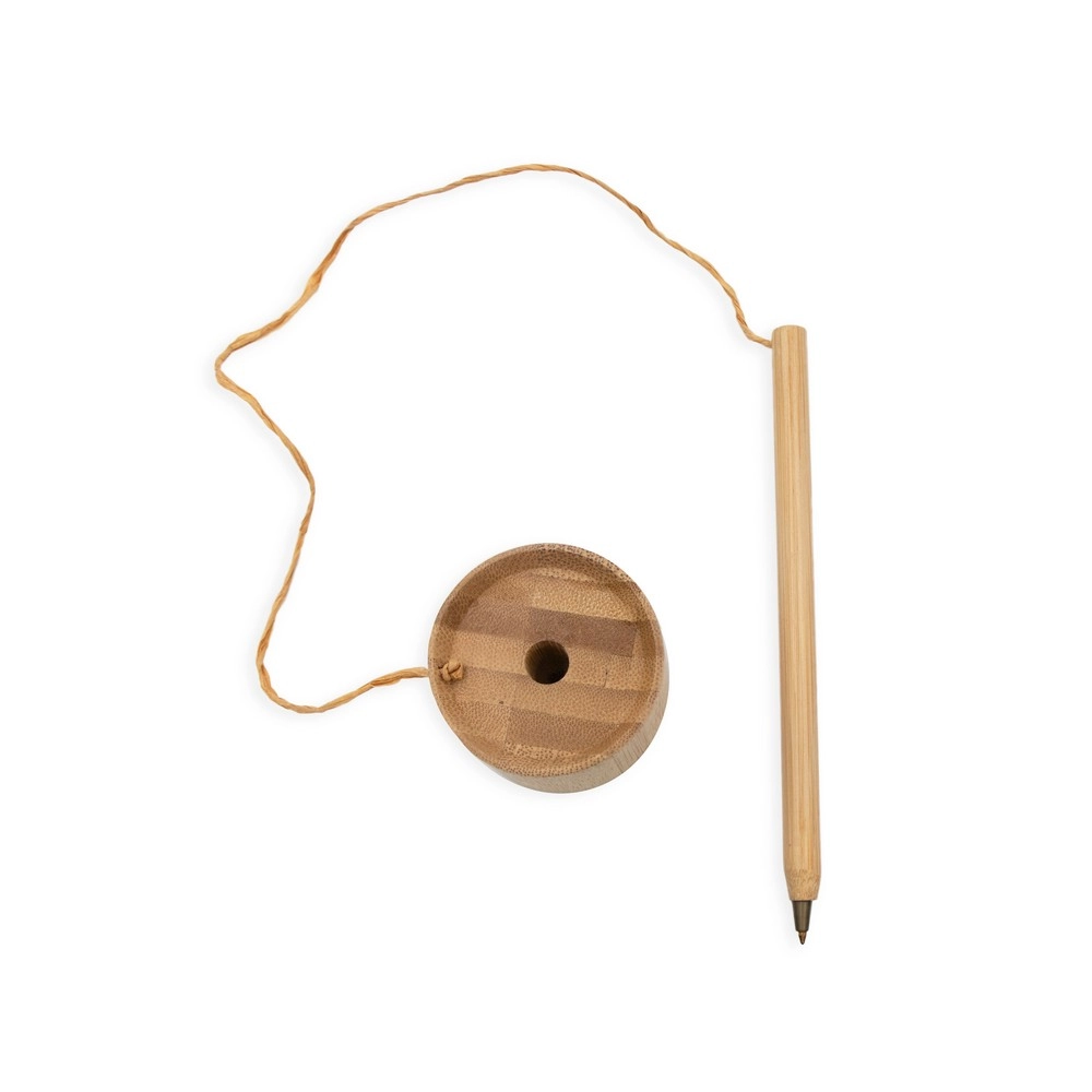 Bambusowy długopis ze stojakiem B'RIGHT | Lavina V9344-17