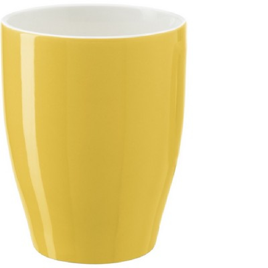 Kubek ceramiczny 350 ml V9466-08 żółty