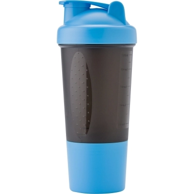 Butelka sportowa 500 ml, shaker V9469-23 niebieski