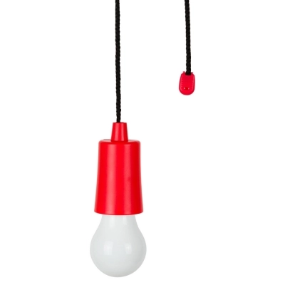 Wisząca lampka żarówka 1 LED Air Gifts V9485-05 czerwony