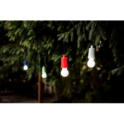Wisząca lampka żarówka 1 LED Air Gifts V9485-05 czerwony