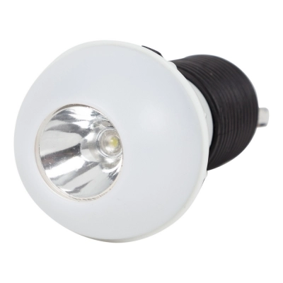 Latarka Air Gifts, lampka 1 LED V9487-02 biały