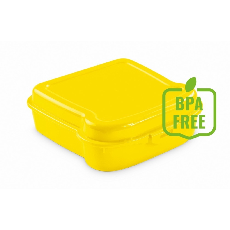 Pudełko śniadaniowe kanapka 400 ml V9525-08 żółty