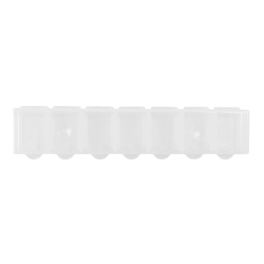 Pojemnik na tabletki z 7 przegrodami V9597-02 biały
