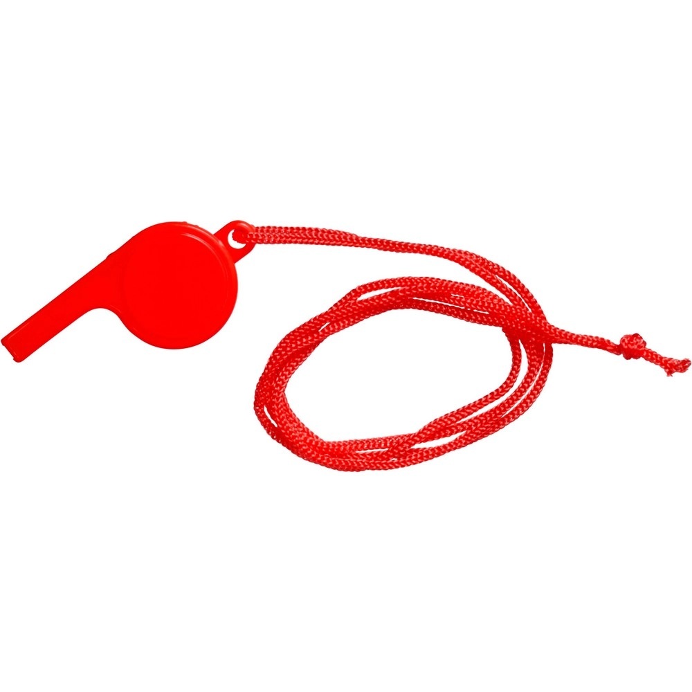 Gwizdek ze sznurkiem V9666-05 czerwony