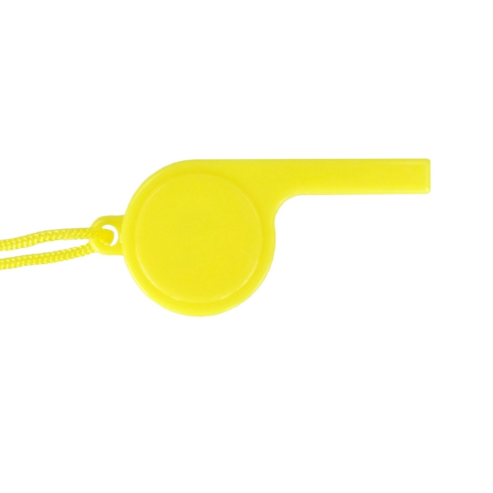 Gwizdek ze sznurkiem V9666-08 żółty