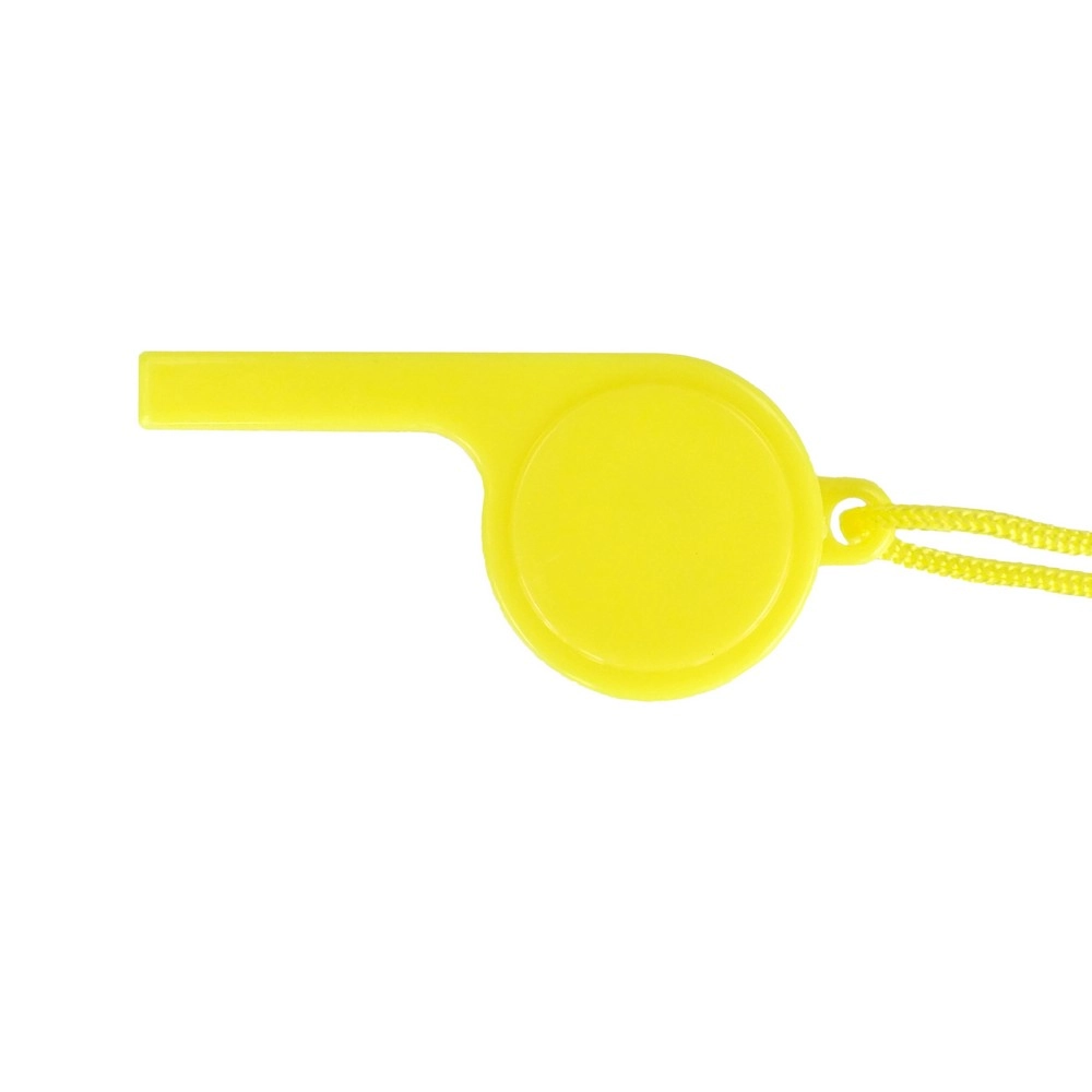 Gwizdek ze sznurkiem V9666-08 żółty