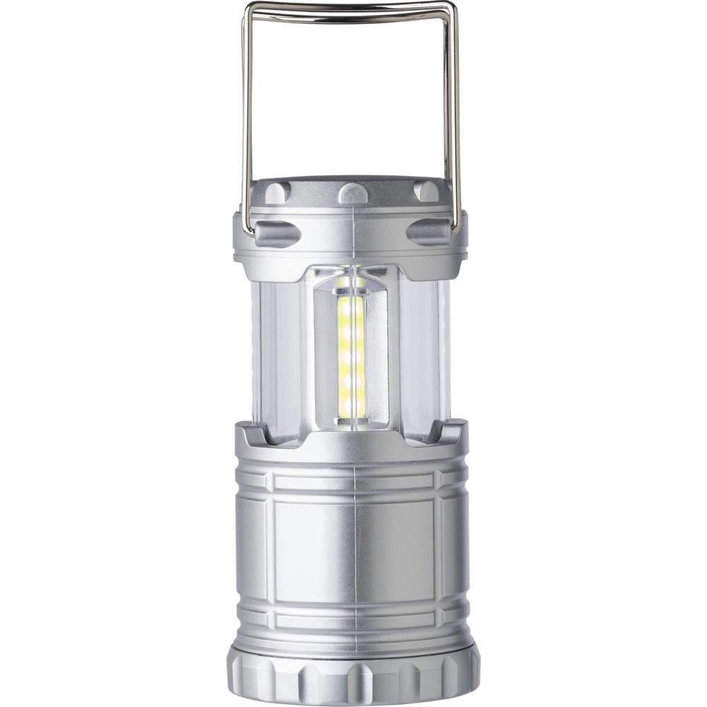 Lampka kempingowa COB, latarenka V9760-32 srebrny
