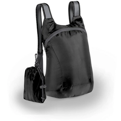 Składany plecak V9826-03 czarny