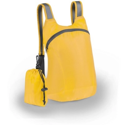 Składany plecak V9826-08 żółty