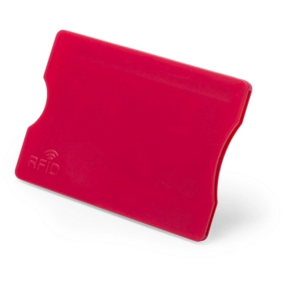 Etui na kartę kredytową, ochrona przed RFID V9853-05 czerwony